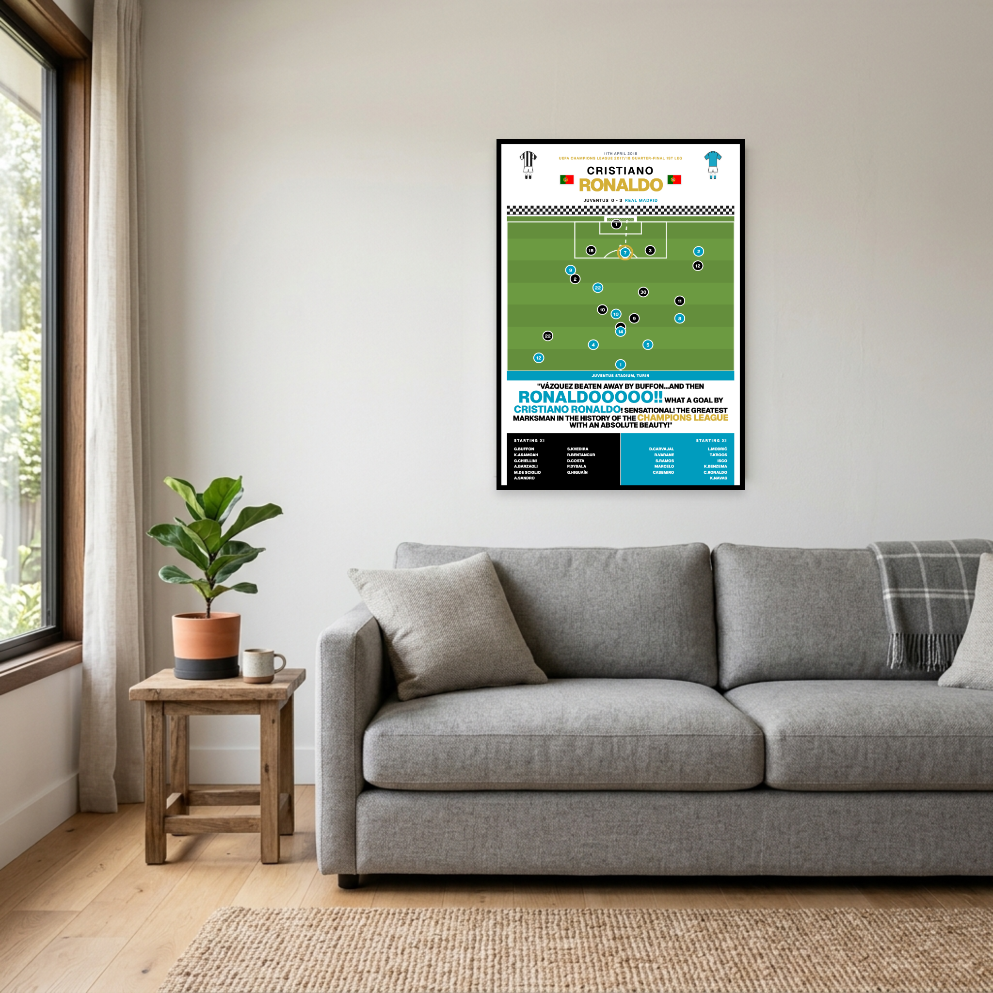 Cristiano Ronaldo Goal vs Juventus - UEFA Champions League 2017/18 - Real Madrid