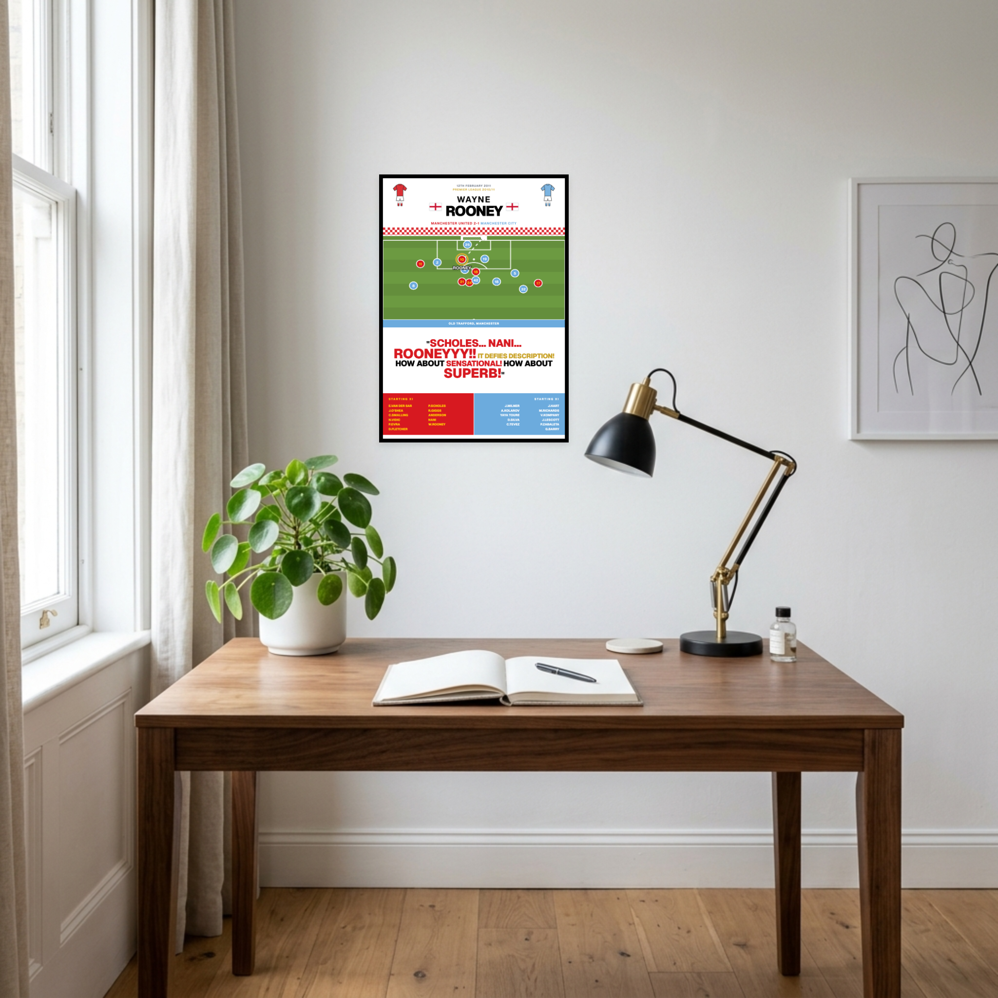Wayne Rooney Bicycle Kick vs Man City - Premier League 2010/11 - Manchester United