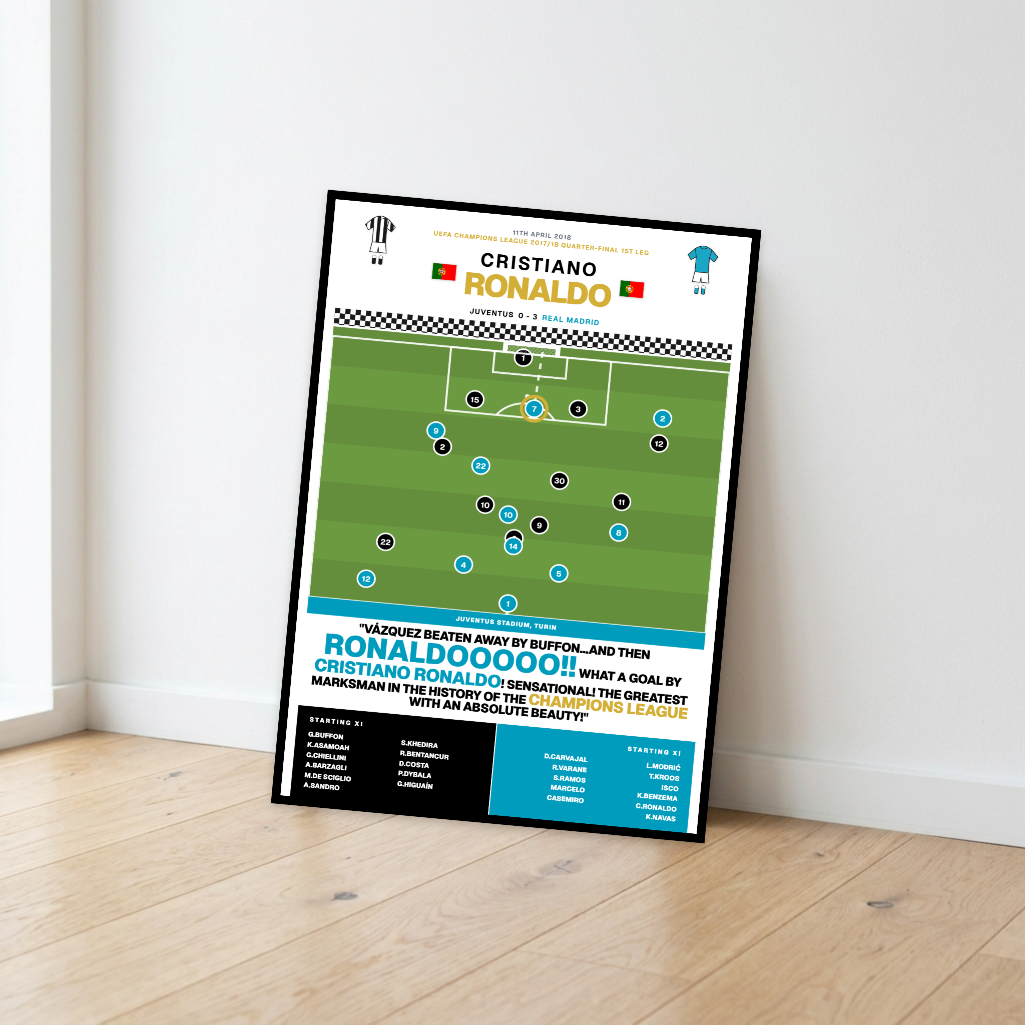 Cristiano Ronaldo Goal vs Juventus - UEFA Champions League 2017/18 - Real Madrid